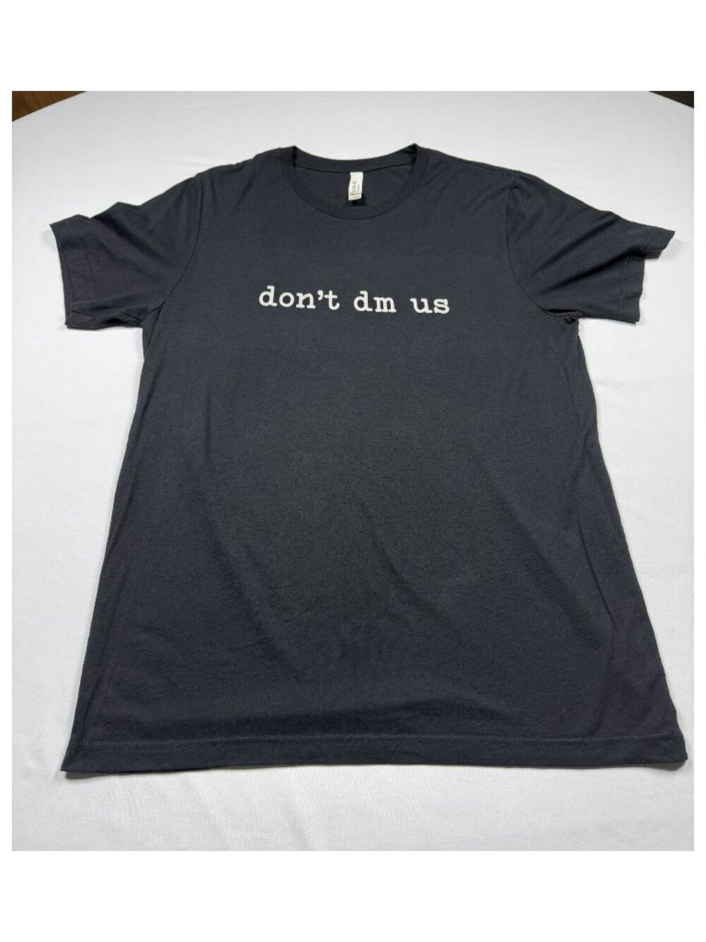 Girls Gotta Eat (GGE) Podcast Don’t DM Us Black Graphic Tee L